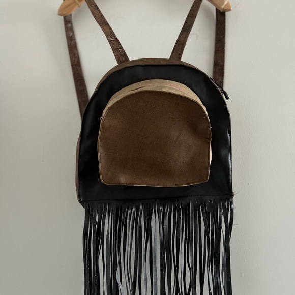 Fringe Western Boho Backpack - Picture 1 of 5